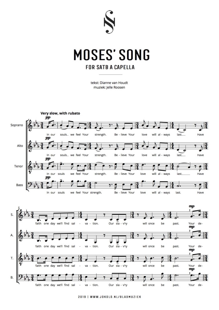Jokolo - Moses' Song, Jelle Roosen - Dianne van Houdt